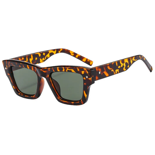 Irregular Round Vintage Punk Sunglasses, UV400 Shades Stylish Sunglasses